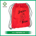 Customed logo nylon polyester drawstring bag